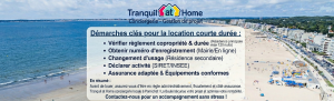 photo de plage plus le logo et un dossier résumé