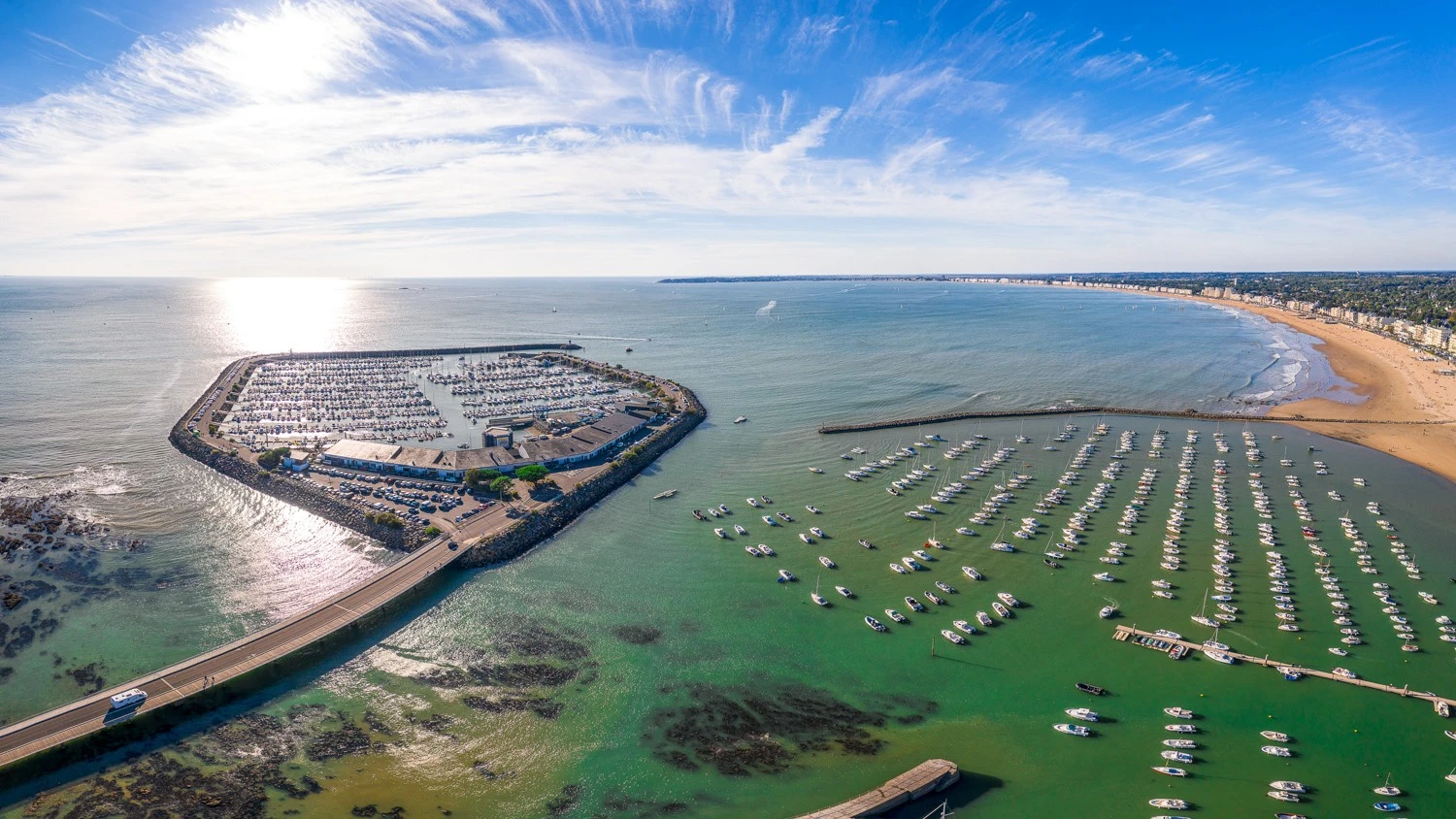 Port de Pornichet et littoral de la côte Atlantique